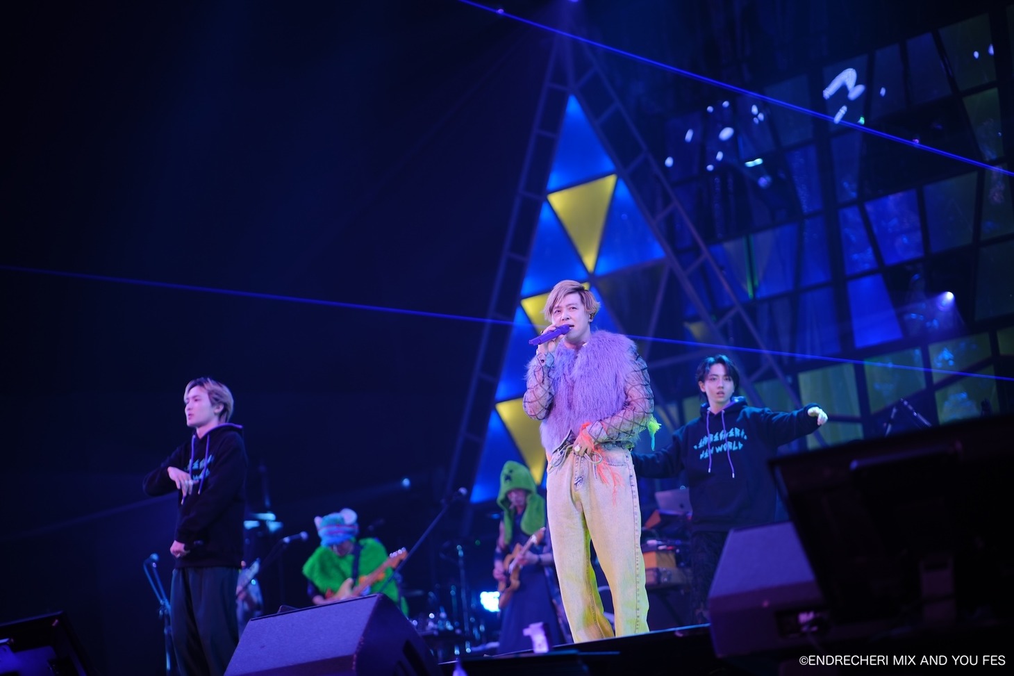 「ENDRECHERI MIX AND YOU FES」の様子。