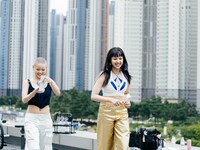 XGのアネッサ新ブランドムービー撮影の様子。