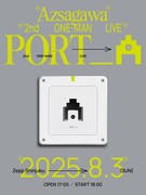 「梓川 2nd ONE-MAN LIVE『PORT＿A』」キービジュアル