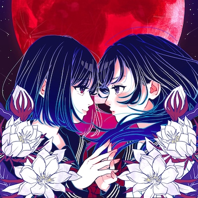 HoneyWorks feat.花譜「彼女は今、迷宮の中。」配信ジャケット