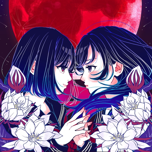 HoneyWorks feat.花譜「彼女は今、迷宮の中。」配信ジャケット