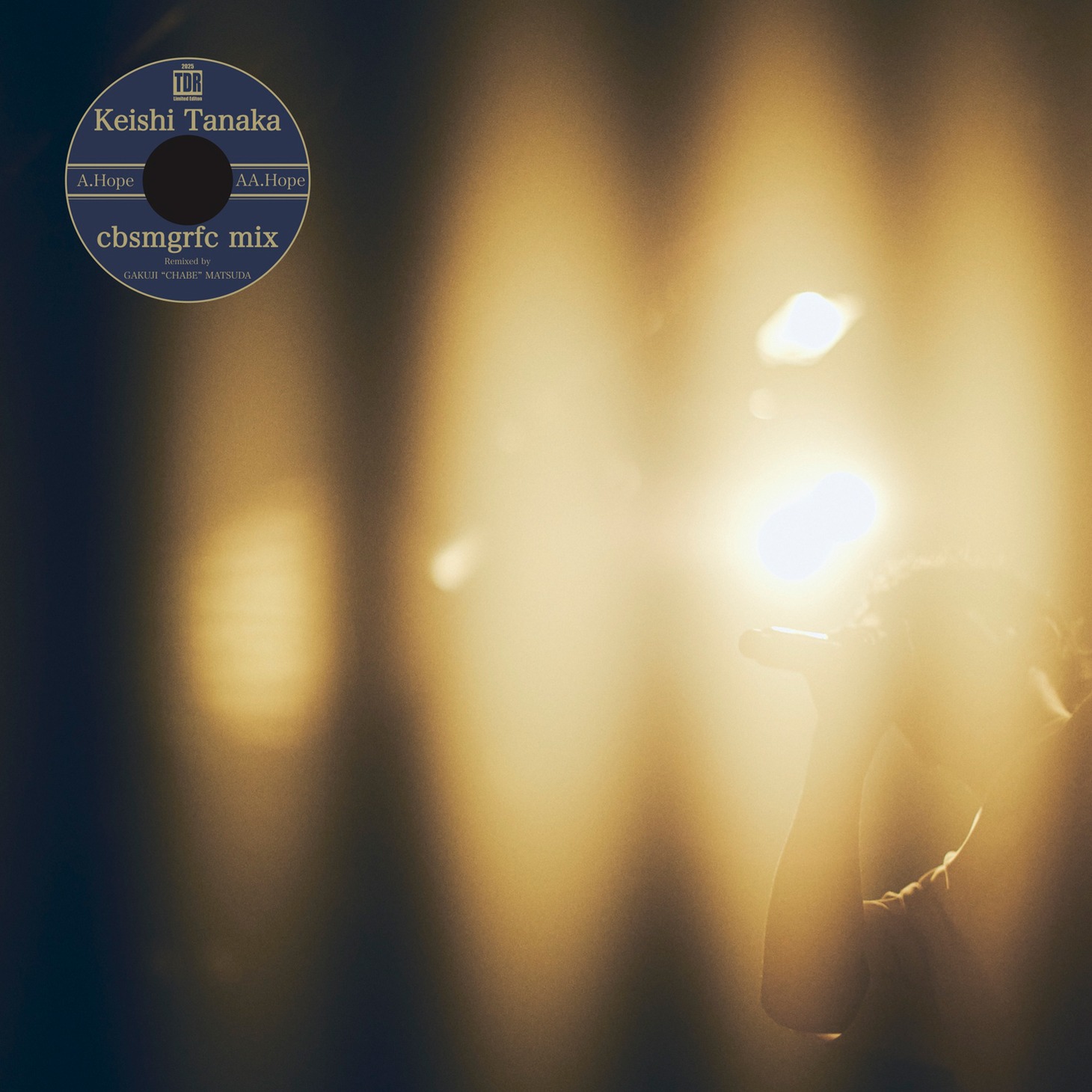 Keishi Tanaka「Hope / Hope（cbsmgrfc mix）」アナログ盤ジャケット