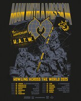 「MAN WITH A MISSION‘HOWLING ACROSS THE WORLD’UK/EU TOUR 2025」告知画像