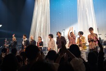 「ホールツアー2025 Quruli Voyage ～くるりと弦楽四重奏～」東京公演の様子。（撮影：山本光恵）