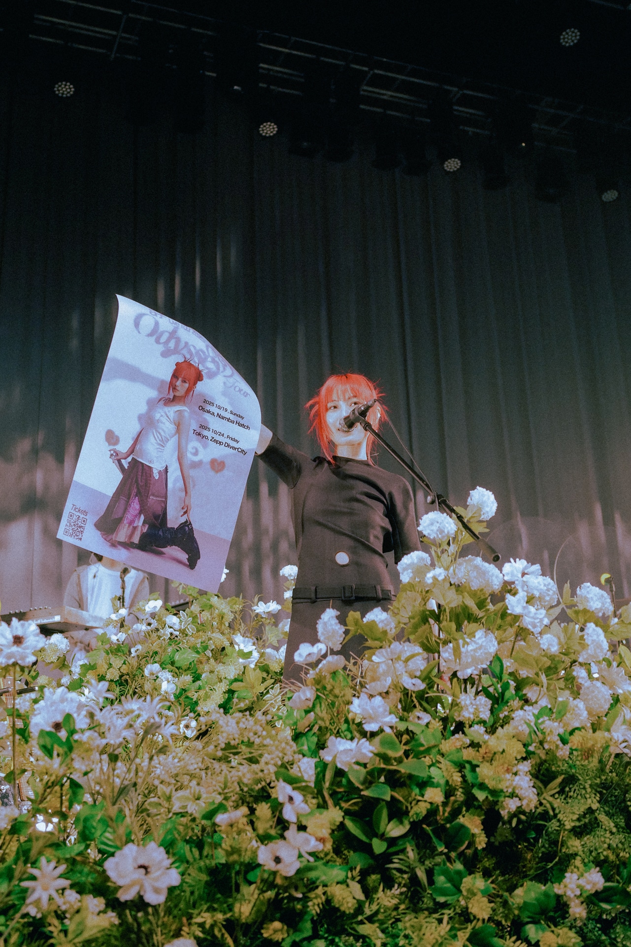 新たなツアーを発表するa子。（Photo by Goku Noguchi）