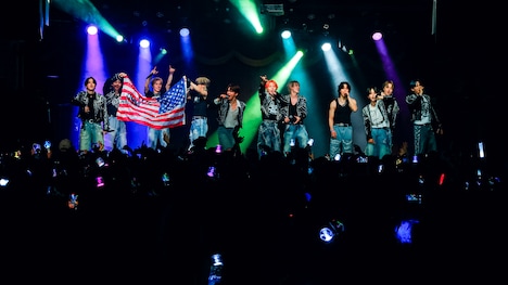 「JO1 WORLD TOUR JO1DER SHOW 2025 ‘WHEREVER WE ARE’」アメリカ公演の様子。 ©LAPONE ENTERTAINMENT