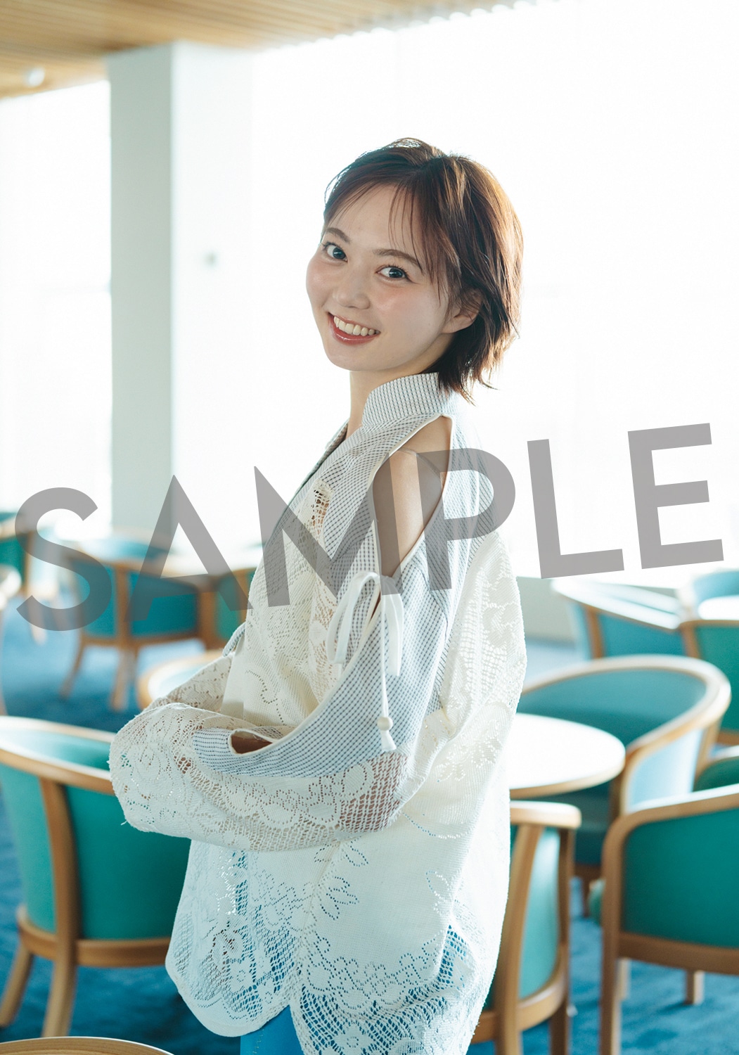 私立恵比寿中学「DAYS 私立恵比寿中学 2019-2025story ハッピーエンドとこれから」セブンネット購入者特典ブロマイド（安本彩花）サンプル