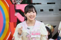 クイズコーナーで勝ち抜き、“ミルク王”になった東山恵里沙。