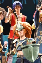 手前から小笠原海（超特急）、阿久根温世（ICEx）。