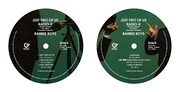 RADIO-K, BARBEE BOYS「JUST TWO OF US」CDのデザイン。