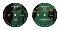 RADIO-K, BARBEE BOYS「JUST TWO OF US」CDのデザイン。
