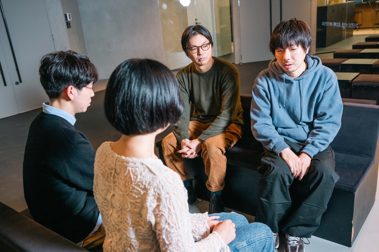 対談の様子。