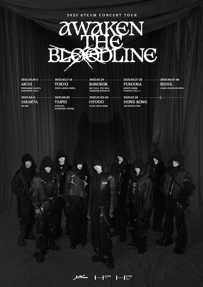 「2025 &TEAM CONCERT TOUR 'AWAKEN THE BLOODLINE'」ビジュアル