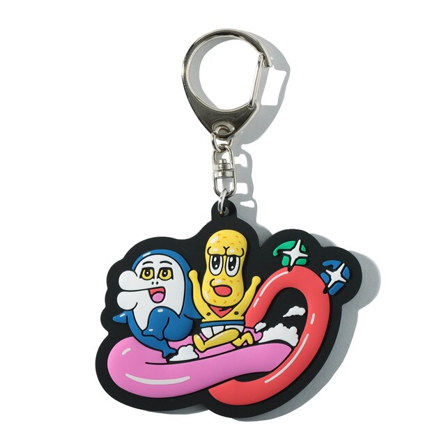 「ライブナタリー “group_inou × ピーナッツくん × PAS TASTA”」ラバーキーホルダー