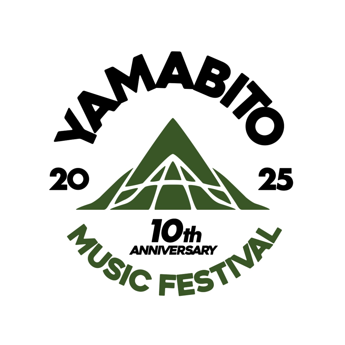 「山人音楽祭 2025」ロゴ