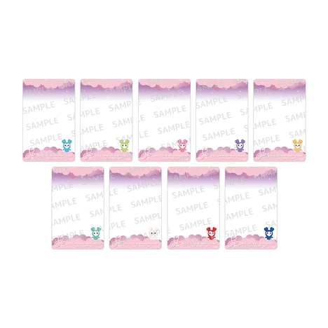 「ONCE JAPAN 8th ANNIVERSARY CAFE STAND “∞”」ノベルティ クリアトレーディングカード