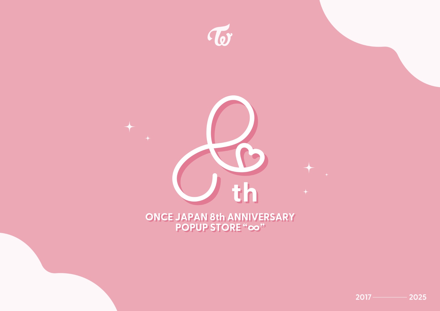 「ONCE JAPAN 8th ANNIVERSARY POPUP STORE “∞”」メインビジュアル