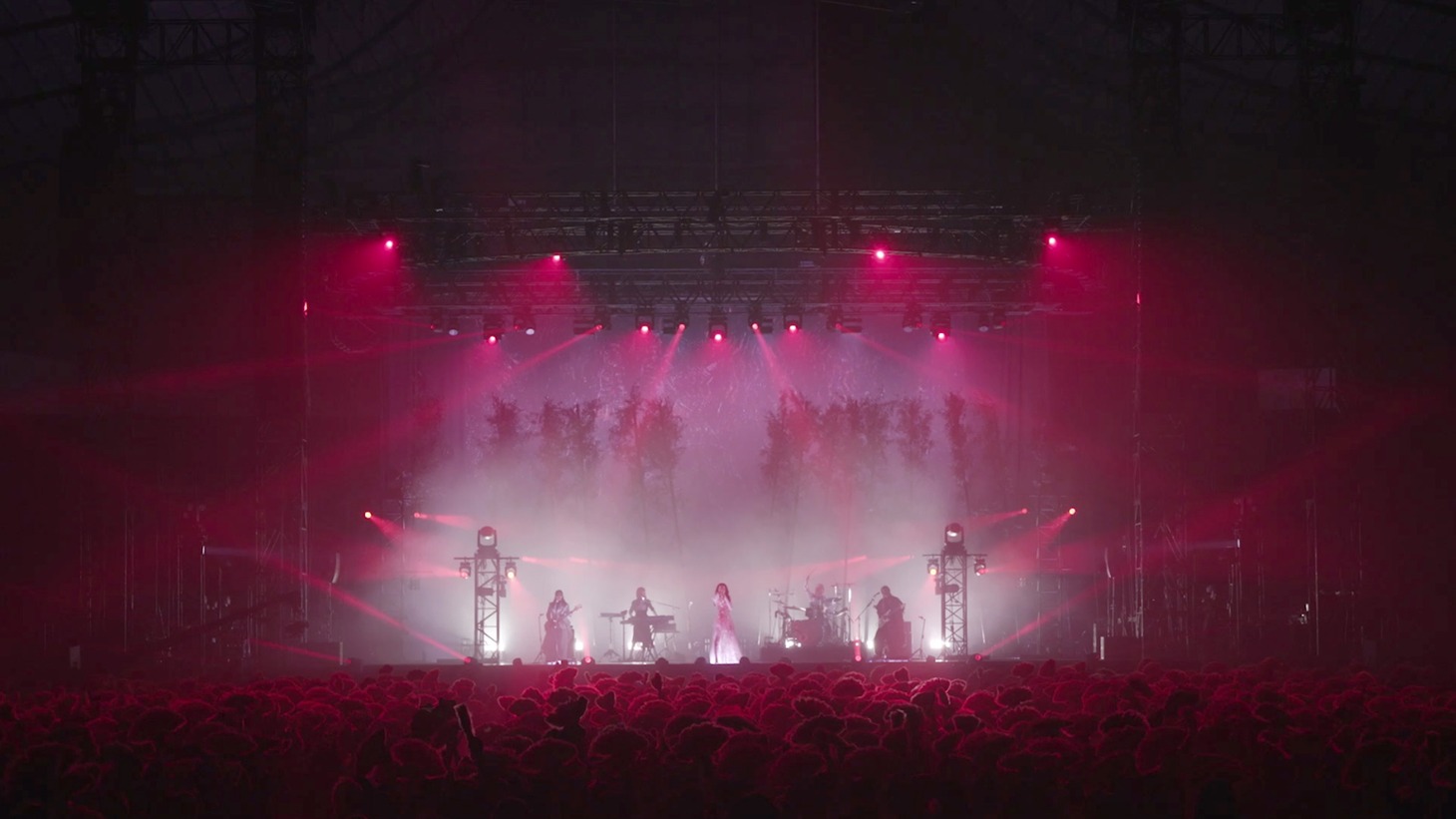 女王蜂「おままごと」ライブ映像より。