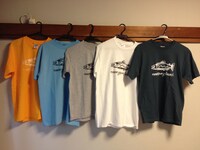 手刷りしていたバンド最初期のTシャツ。