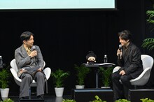 左から中村正人、水野良樹。