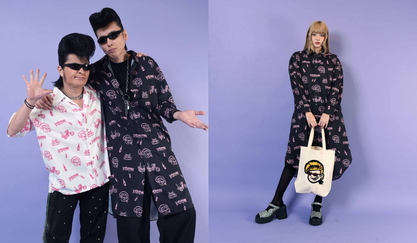 「MILKBOY × 氣志團 COLLABORATION」ルック