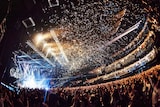 the GazettE「LIVE 2025 23rd ANNIVERSARY TOUR 証跡」の様子。