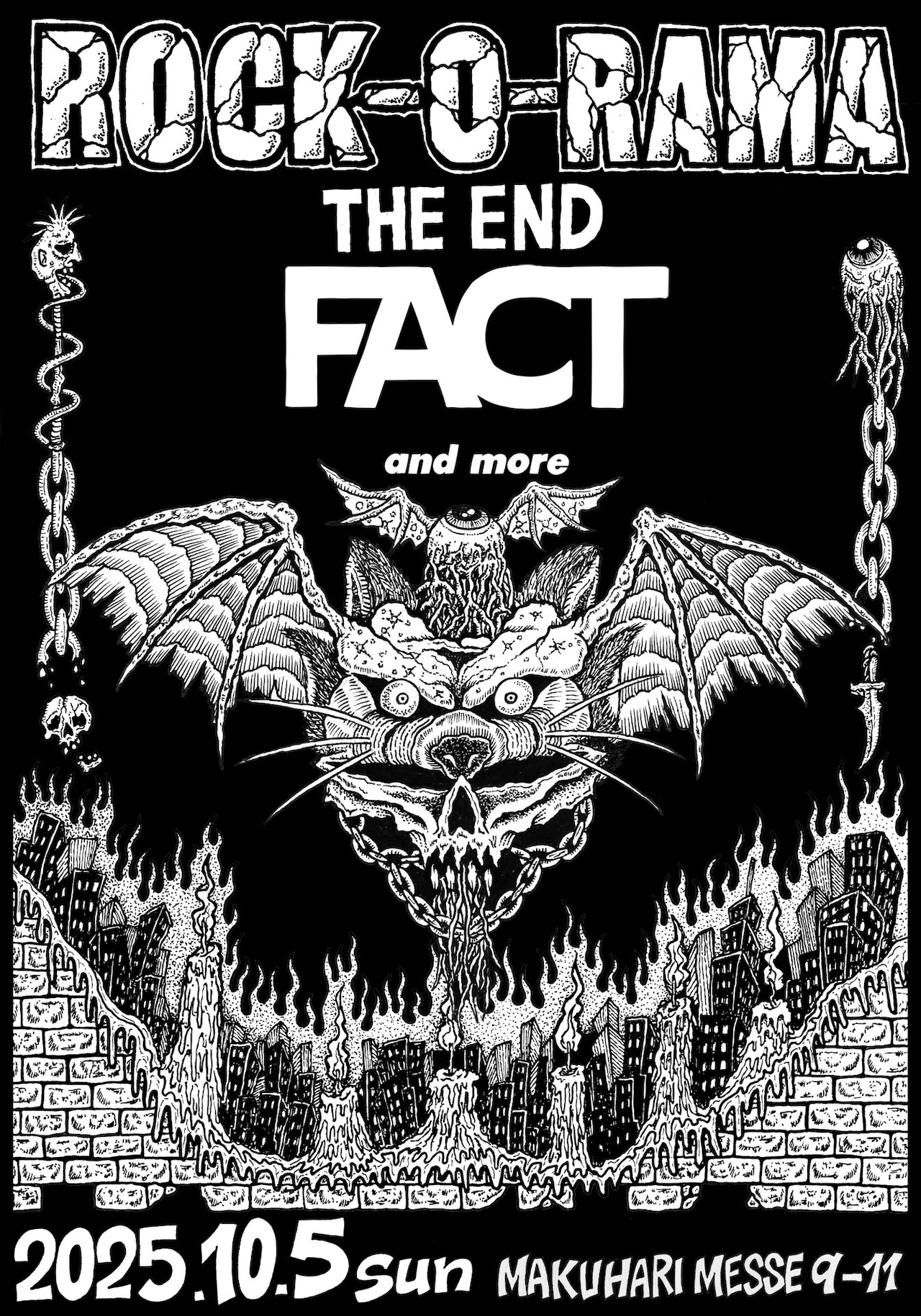 FACT OLDX XLサイズ ROCK-O-RAMA 会場限定　数量限定 ROCK-O-RAMA-THE END] OFFICIAL GOODS STORE