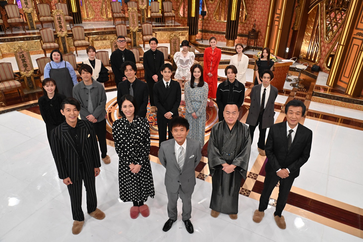 ABCテレビ・テレビ朝日系「芸能人格付けチェックBASIC 春の3時間スペシャル」出演者  ©︎ABCテレビ