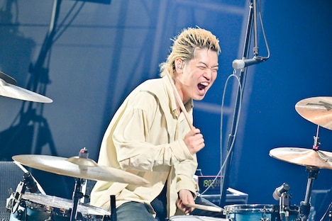 小松謙太(Dr, Cho / ハルカミライ)(Photo by AZUSA TAKADA)