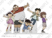 新浜レオン「炎のkiss / Fun! Fun! Fun!」名探偵コナン盤特典の“少年探偵団”アクリルスタンド。Ⓒ青山剛昌／小学館・読売テレビ・TMS 1996