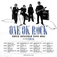 「ONE OK ROCK DETOX European Tour 2025」告知ビジュアル