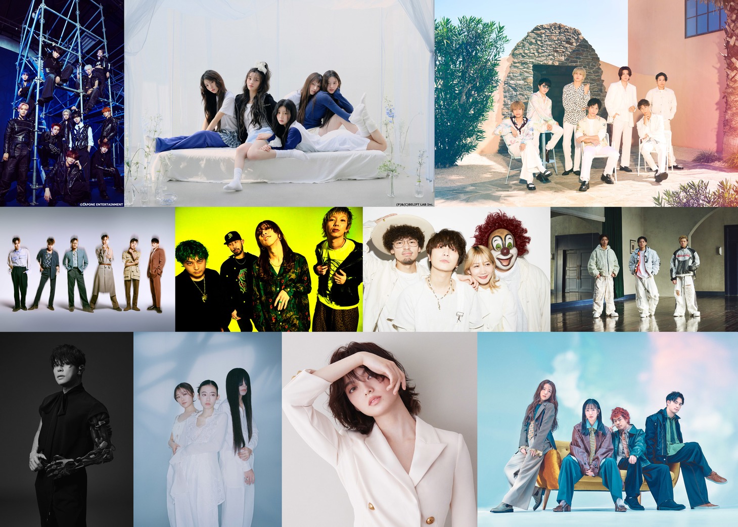 「CDTVライブ！ライブ！」出演アーティスト ©TBS