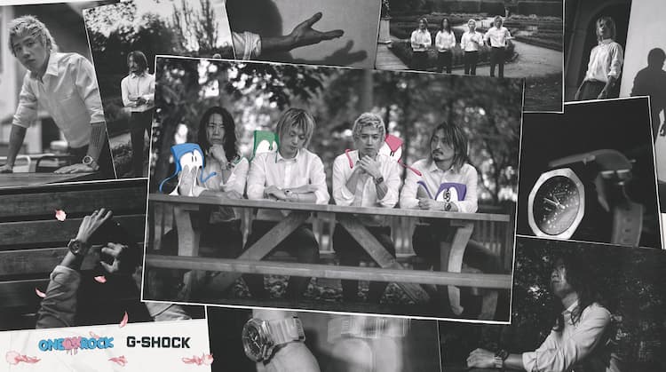 結成20周年のONE OK ROCKが「G-SHOCK」とコラボ、日本文化の優雅さと  