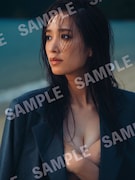 佐々木久美1st写真集「めくる日々」発売日限定特典ポスター(撮影:藤原宏)