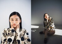 雑誌「週刊少年マガジン」より山崎天。（撮影：HIROKAZU / スタイリング：武久真理江 / ヘアメイク：田村直子 / デザイン：松本麻実（GROVENOR design.））