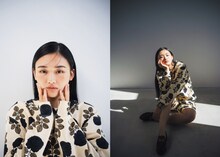 雑誌「週刊少年マガジン」より山崎天。（撮影：HIROKAZU / スタイリング：武久真理江 / ヘアメイク：田村直子 / デザイン：松本麻実（GROVENOR design.））