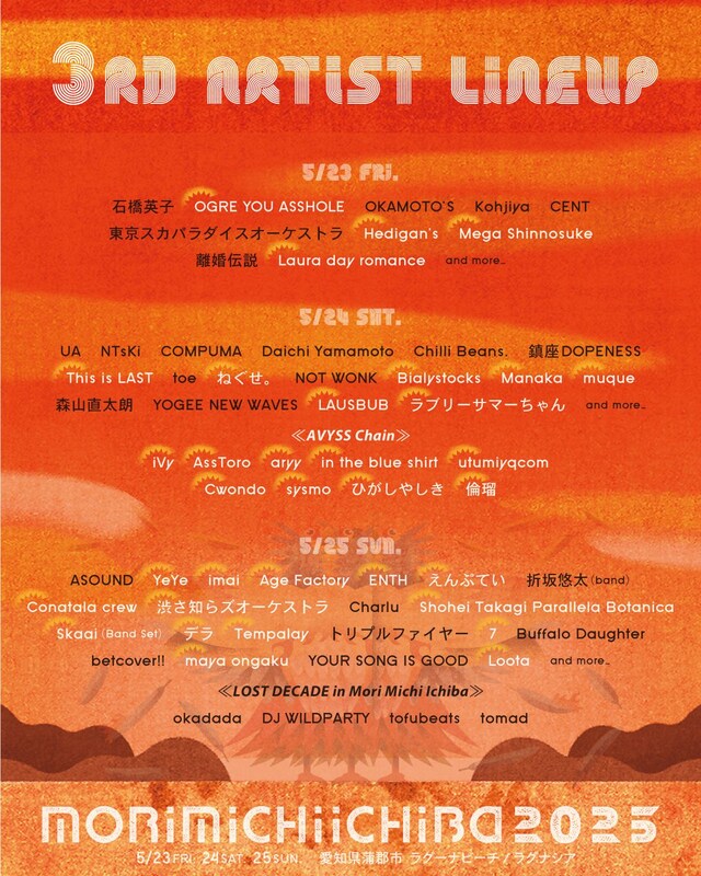 「森、道、市場2025」告知ビジュアル