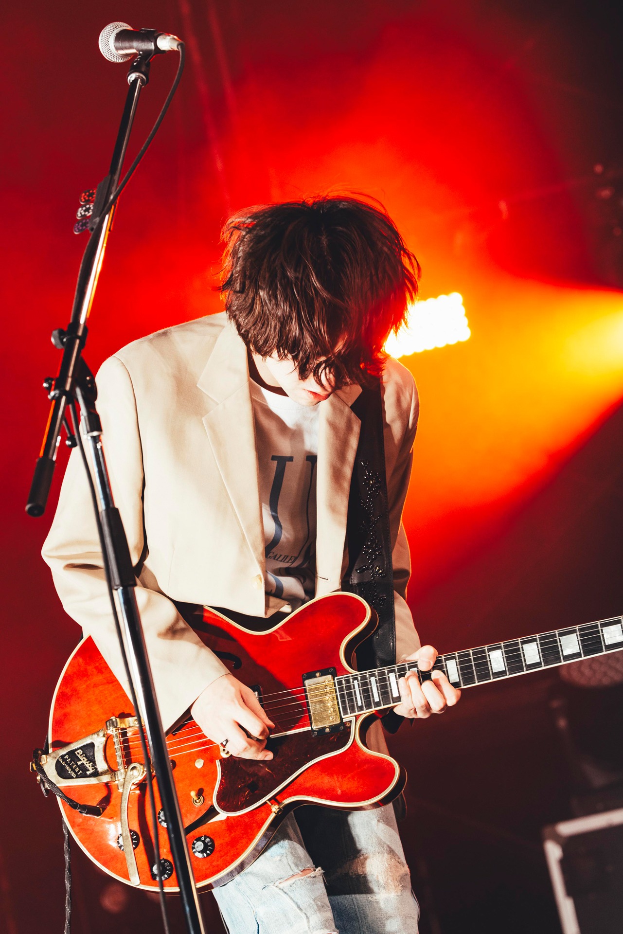 サポートメンバーのDAIKI（G / BBHF）。（Photo by Masato Yokoyama）