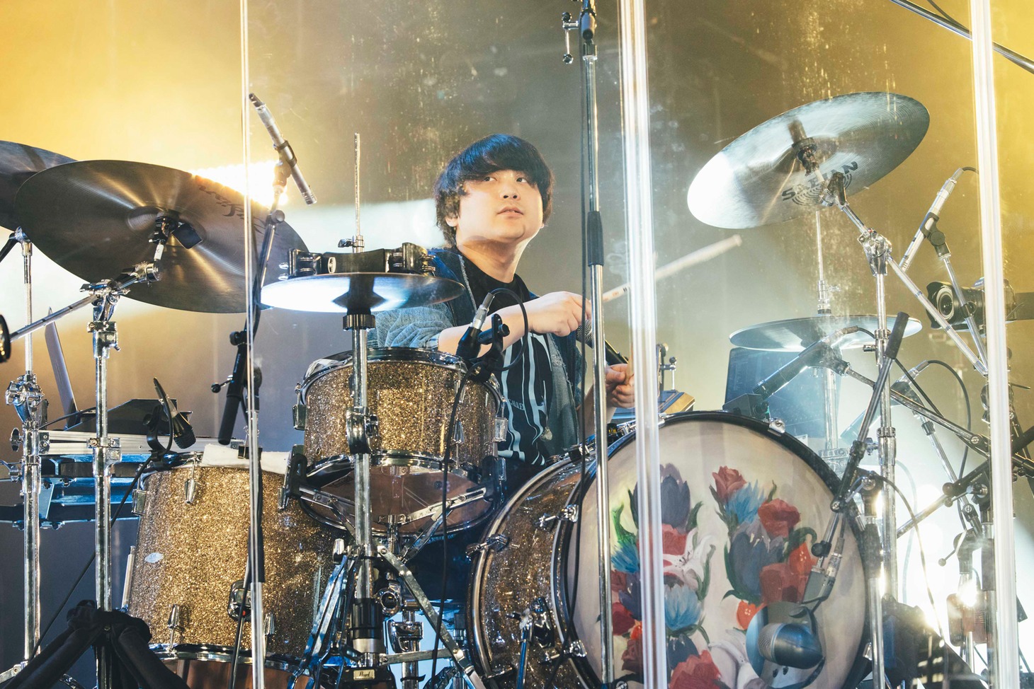 尾崎和樹（Dr）（Photo by Masato Yokoyama）