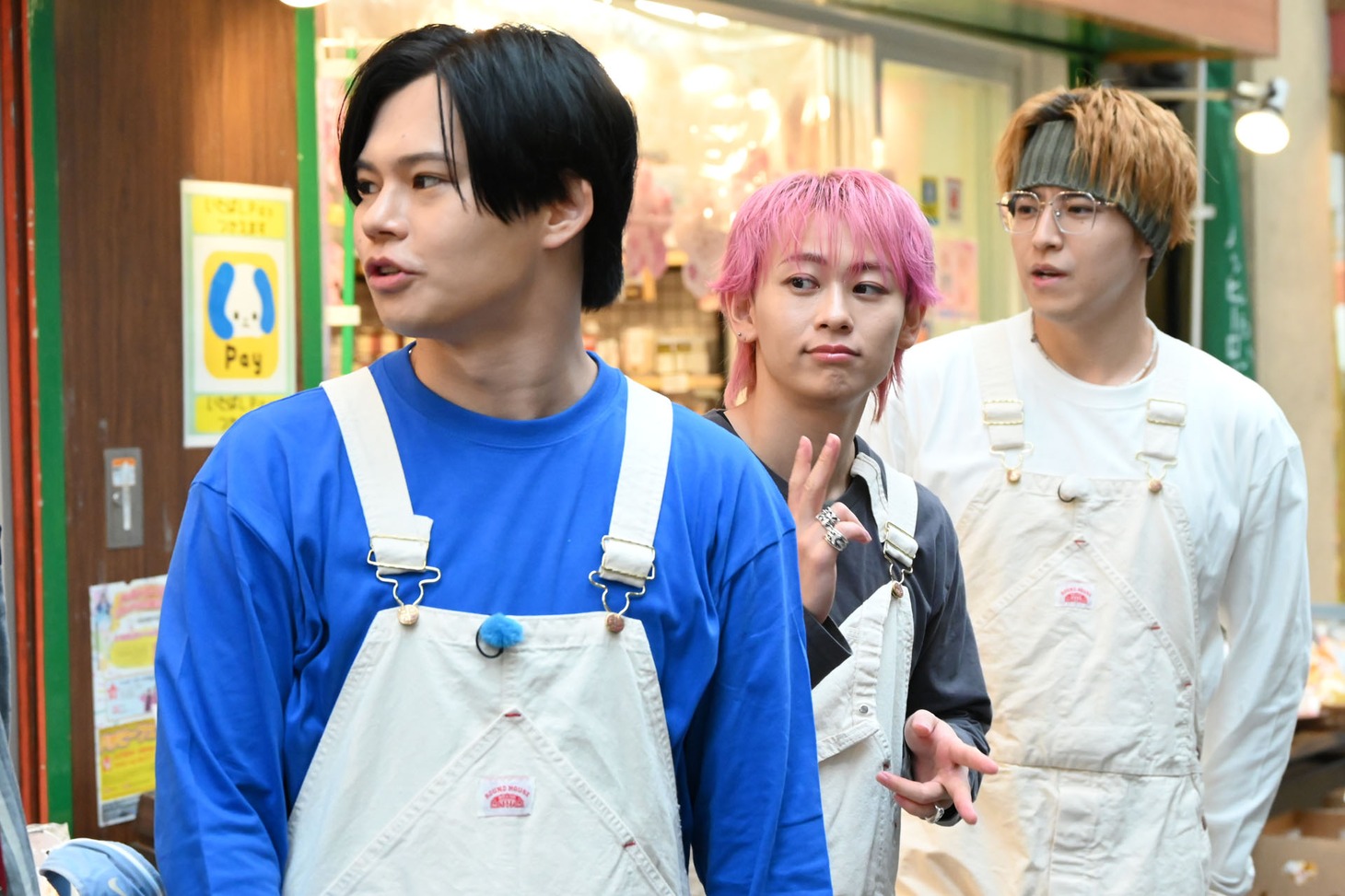 左からカイ、シューヤ、タカシ。