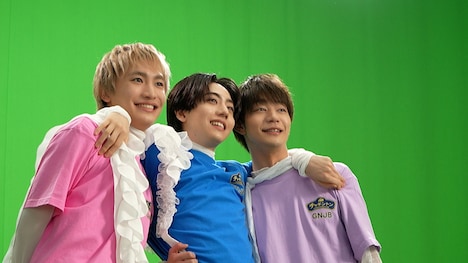 左から桜木雅哉、長野凌大、吉澤要人。©︎フジテレビ