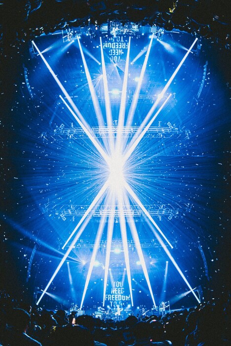 「9mm Parabellum Bullet Tour 2024-2025『YOU NEED FREEDOM TO BE YOU』Extra～カオスの百年vol.21～」の様子。（撮影：西槇太一）