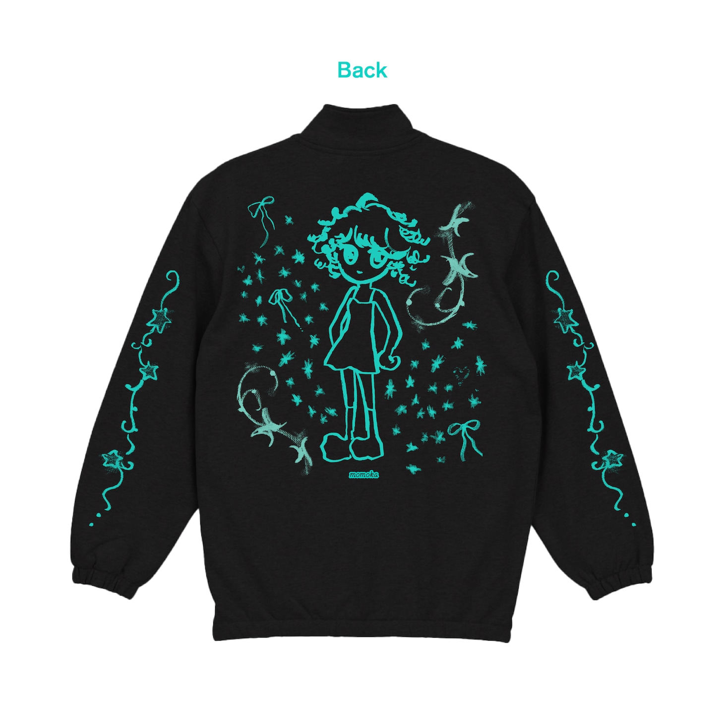 木下百花 描き下ろしイラストアイテム C：特製アウターのサンプル。