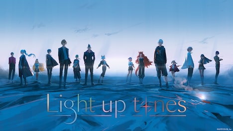 「にじさんじ “LIGHT UP TONES”」ビジュアル