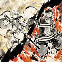 梅田サイファー「ウルサイレン」CDジャケット (c)大久保篤・講談社 / 特殊消防隊動画広報第参課