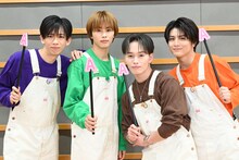 Aチームのリョウガ、タクヤ、マサヒロ、ハル。