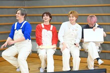 Bチームのカイ、ユーキ、タカシ、シューヤ。