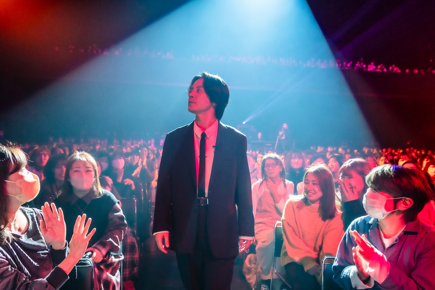 客席に登場した渋谷すばる。（撮影：西村彩子［SELF:PSY'S］）