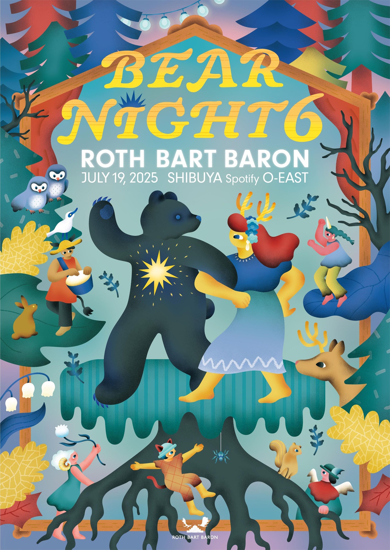 ROTH BART BARON「BEAR NIGHT 6」フライヤー