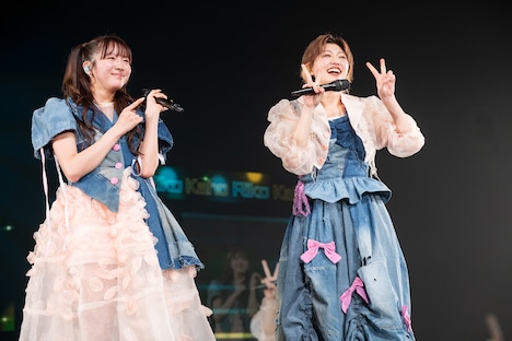 中山莉子（左）と小林歌穂（右）。